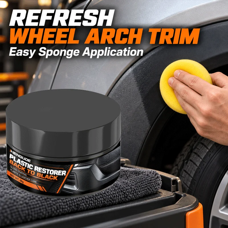 Car Plastic Restorer Back to Black Gloss Long-Lasting Coating Leather Renovator Auto Polish Cleaning Product