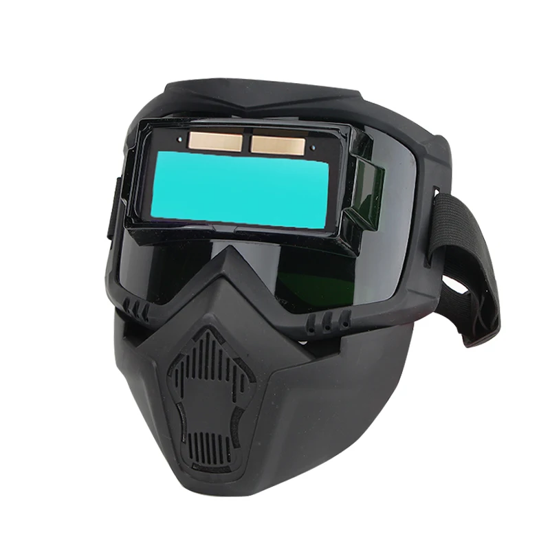 New automatic dimming lens welding helmet darkening safety mask with welder glass mask