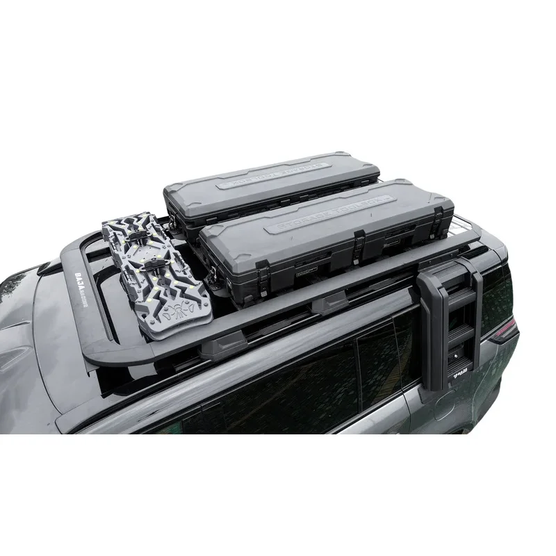 For New BJ Shi01 YUHANG CAR ROOF RACK Side Telescopic Ladder Side Storage Box Roof Platform