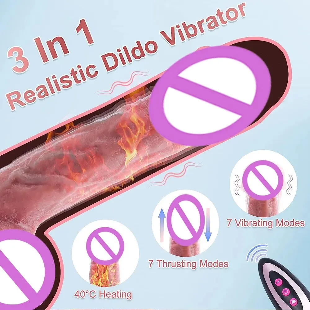 Dildo G-punkt Klitoris Anal Stimulator Silikon Saugnapf Realistische Heizung Stoßen Riesigen Penis Erwachsene Sex Spielzeug Frauen Paar 18 +