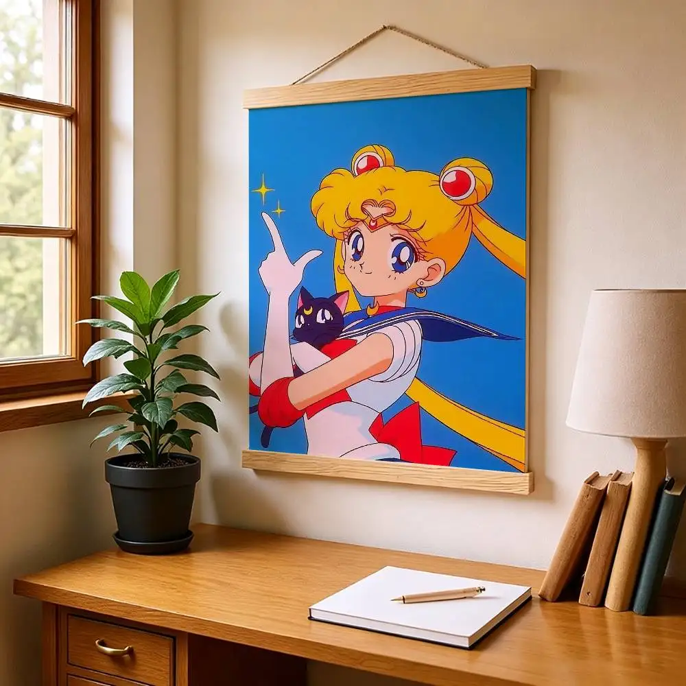 Sailor Moon Usagi Tsukino Custom HD Waterproof Self Adhesive Wall Art Poster