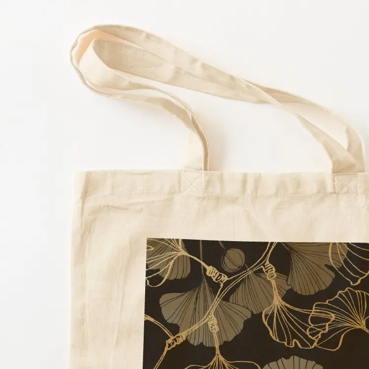 Ginkgo Tote Bag shopper bag women Large bags for women Beach bag Portable shopping