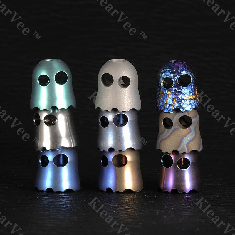 

MG титановый сплав фантомный кулон открытый EDC инструмент бусина паракорд тканый рюкзак подвеска брелок аксессуар