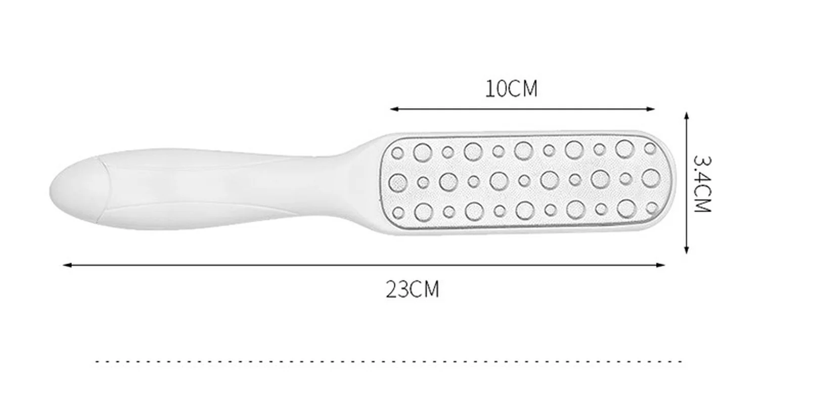 Outil de soin des pieds double face en acier inoxydable, plaque de pied, meuleuse de pieds, limes pour pieds, dissolvant de callosités de la peau de fréquence