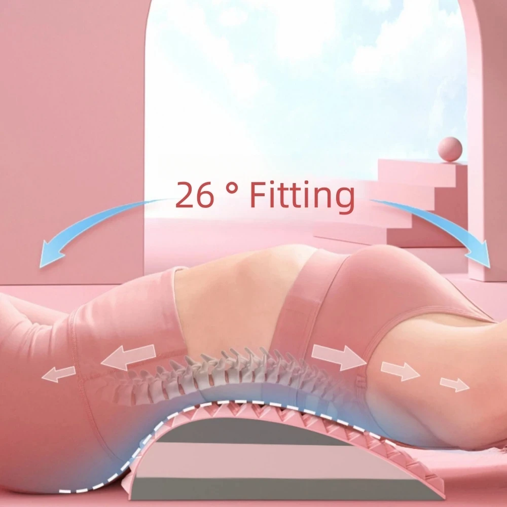 قطني عنق الرحم الجر وسادة تدليك الاسترخاء الظهر اليوغا العمود الفقري تصحيح سنام الظهر ممارسة اللياقة البدنية تمتد المعدات