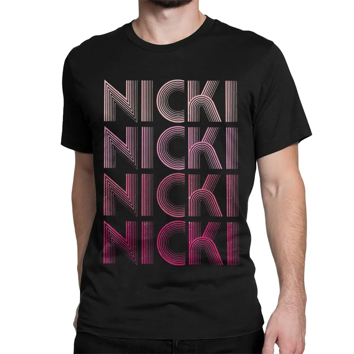 I Love Nicki Minaj Men's T Shirts Casual Tee Shirt Short Sleeve O Neck T-Shirts 100% Cotton Gift Idea Clothes