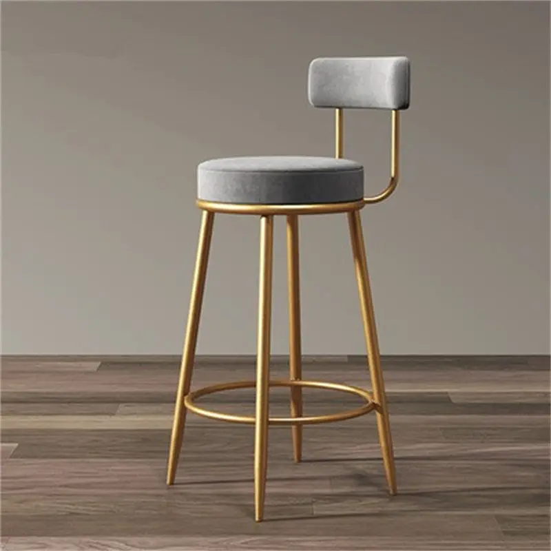 

High Nordic Bar Stools Kitchen Counter Modern Minimalist Garden Manicure Office Banqueta Alta Para Cozinha Furnitures TD50DC