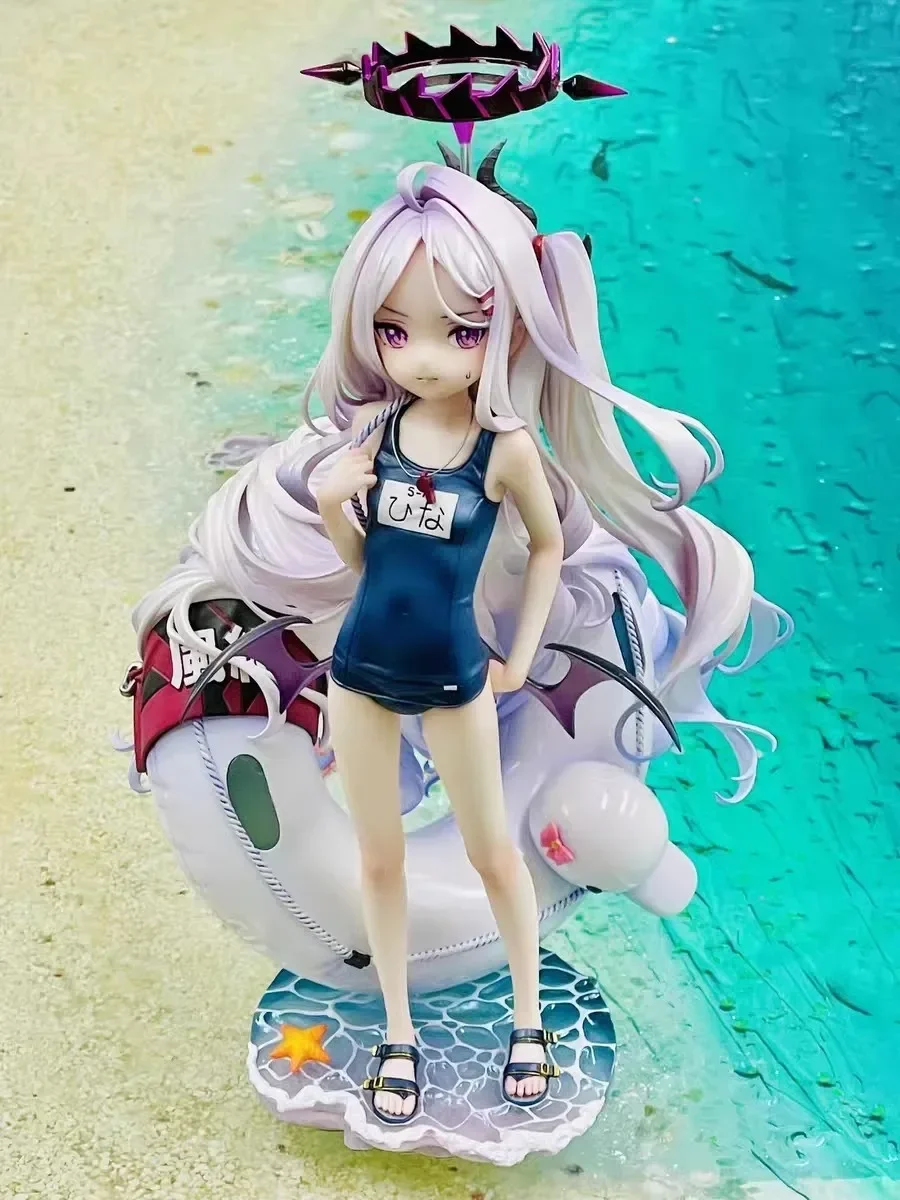 

Anime Swimwear Sorasaki Hina Blue Archive Kit Kawaii Resin GK DIY White Assembly GK Model Statue Toys Doll Collection Gifts