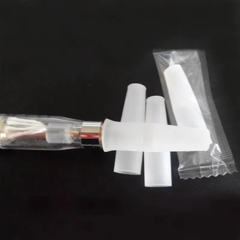 Individually Package Disposable Mouthpiece Long 11mm 510 Drip Tips Soft Silicone Test Tip For Universal Smoking Accessories