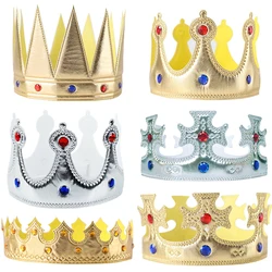 Baby Birthday Hats Princess Prince Crown Kids Happy Birthday Party Decor Children Halloween Party Cosplay Dress Up King Crown