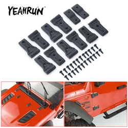 YEAHRUN Nylon Car Body Tail Door Rear Window Hinge for Axial SCX10 III AXI03006 Gladiator AXI03007 Wrangler 1/10 RC Crawler Car