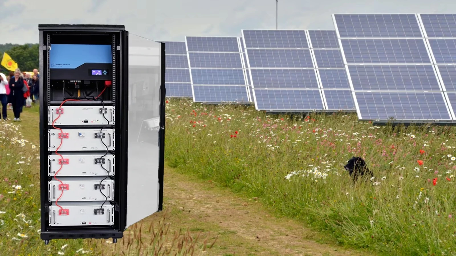 Vmaxpower 1.2KWH to 48KWH Solar Panel Inverter Off-Grid/Hybrid Solar Energy Storage System