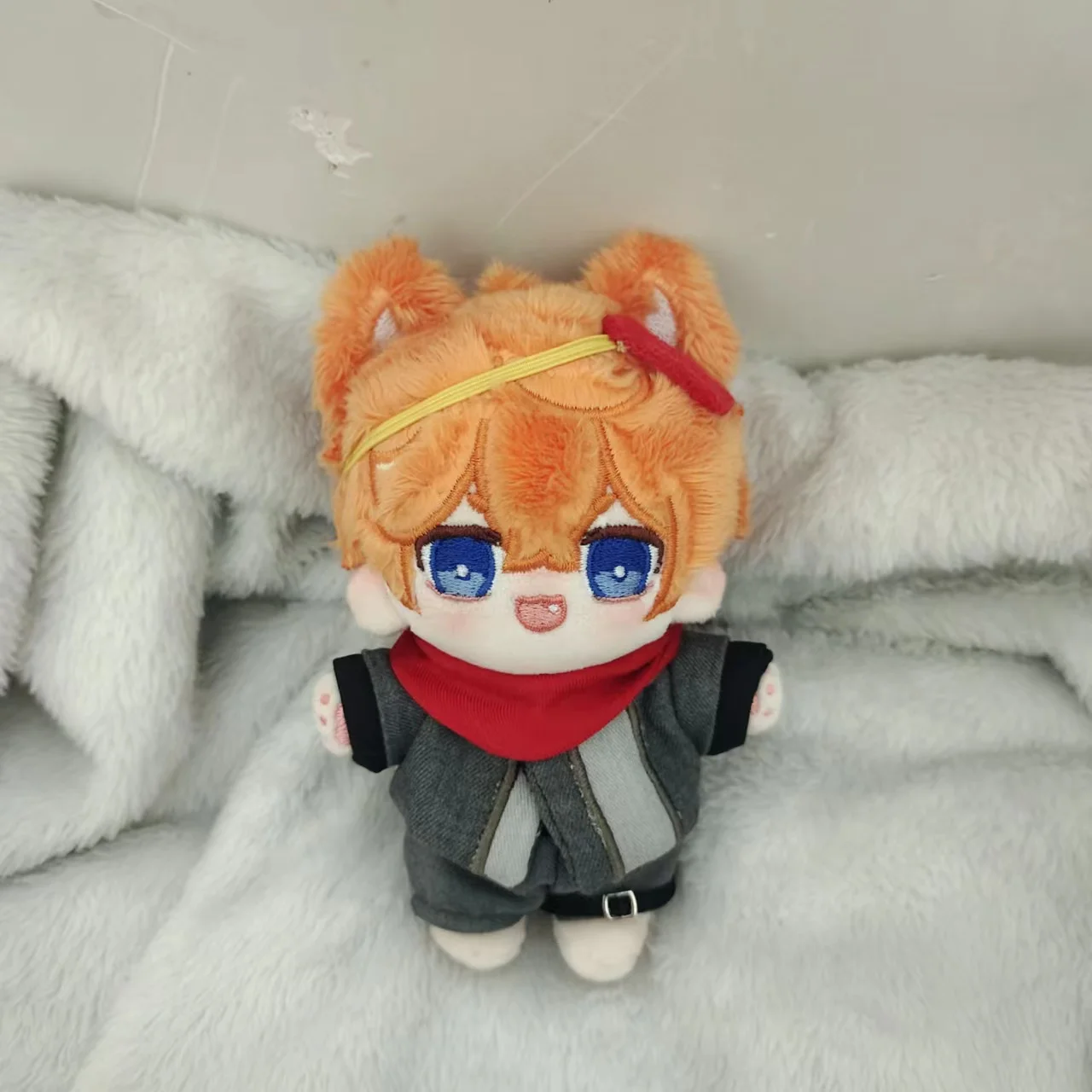 Limited Genshin Impact Ajax Tartaglia 20cm Plush Doll Dress Up Maid Outfit Plush Toy Doll Add Clothes Mascot Plushie Figurine