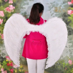 Kids Angel Wings Props Gift for Boys Girls Angel Dress Up Costume Props Halloween Role for PLAY Decorative Wings Party F