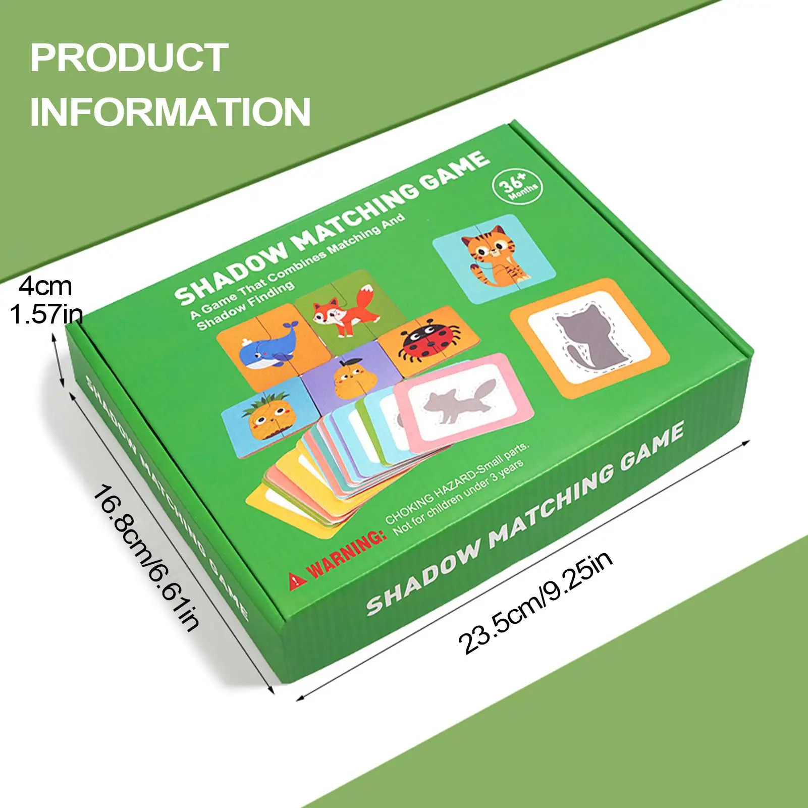 매칭 카드 퍼즐 세트 교육 활동 교실용 장난감 정렬 유치원 보육 여행 유치원 어린이 연령 3+