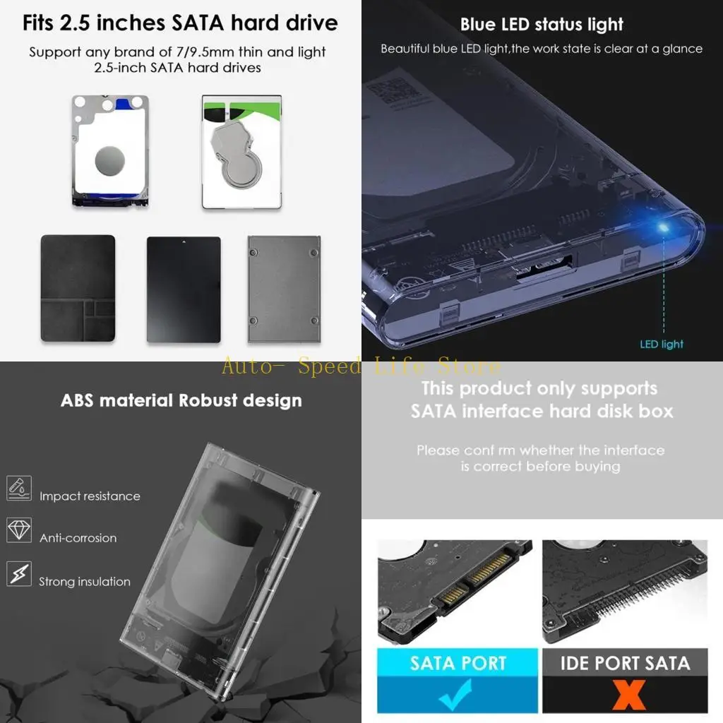 

02DA 2.5INCH USB3.0 Mechanical Mobile Hard Disk Box