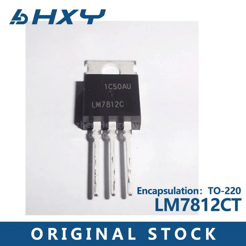 10pcs    LM7812CT 12V 1A TO 220 three-terminal linear regulator