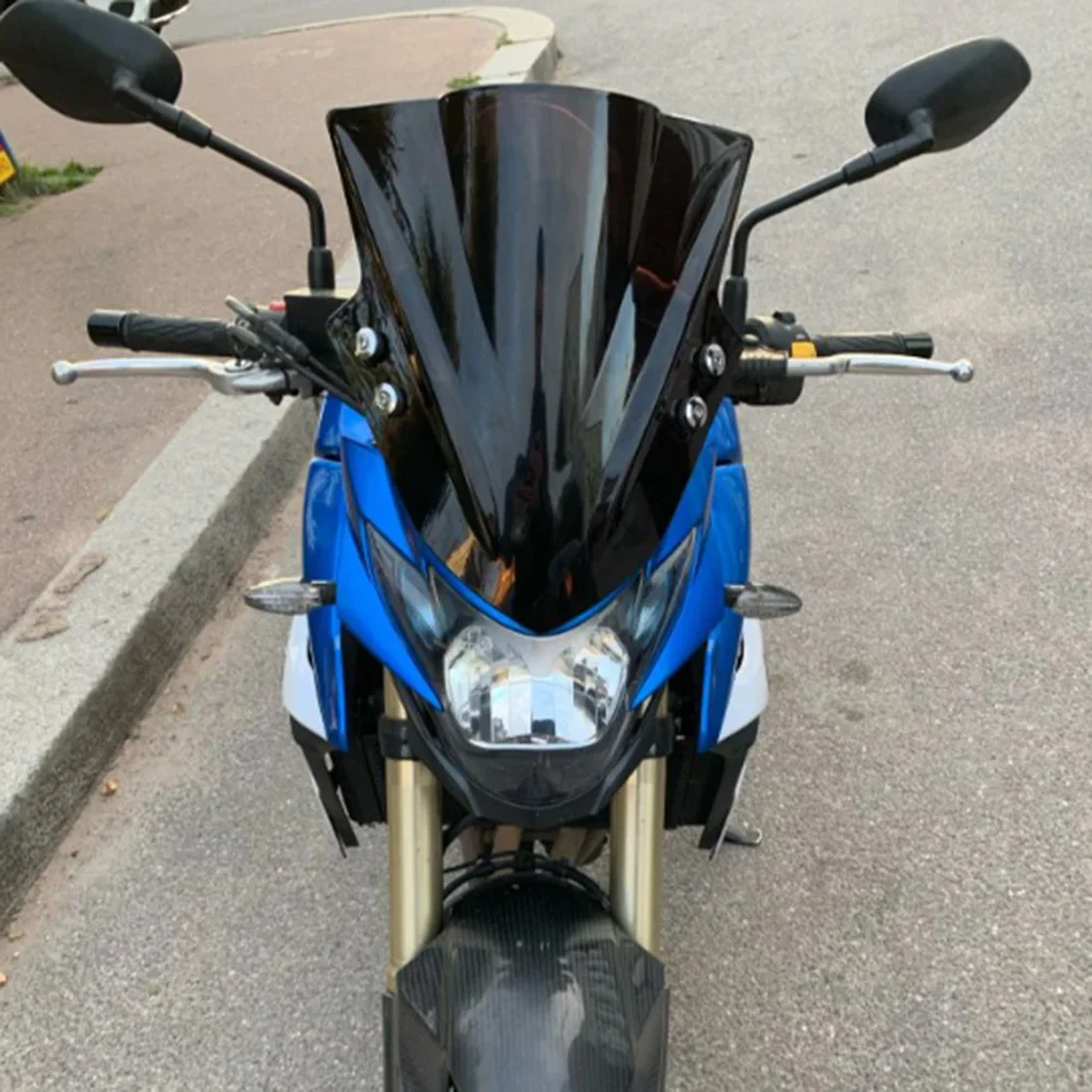 يصلح لسوزوكي GSR 750 600 400 ABS GSR750 GSR600 GSR400 دراجة نارية الزجاج الأمامي قابل للتعديل الزجاج الأمامي منحرف غطاء تعديل مجموعة