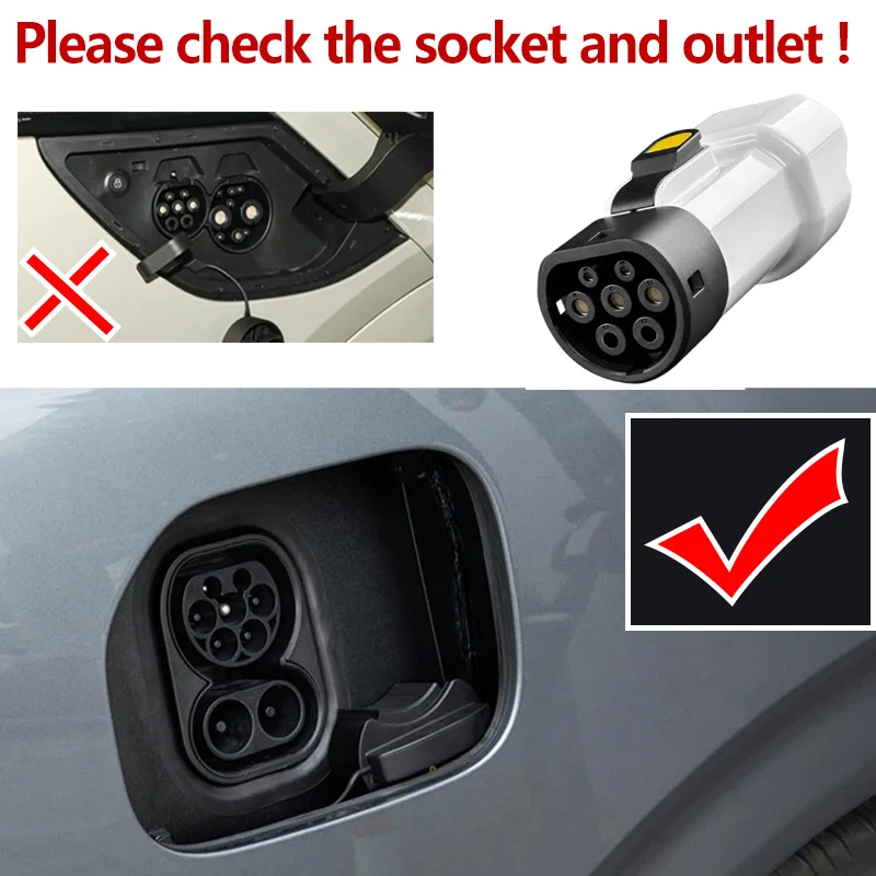 Type2 V2L For Xpeng G9 Accessories Car External Discharger Adapter Vehicle Load Cable Adapter Schuko Israel Plug Car Accessories