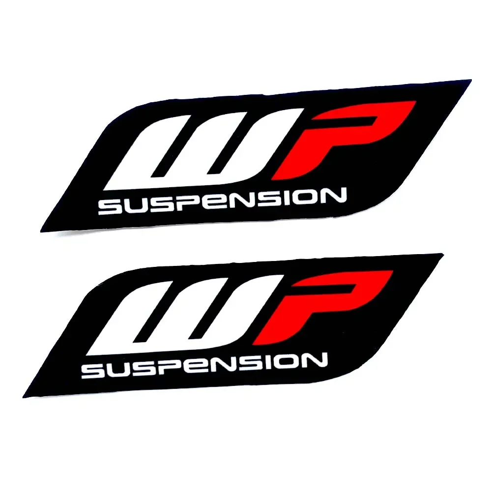 2 pieces Emblems Wp Fork Decals 3M WP Suspension Sticker Graphics For KTM Duke 390 125 Rc390 1290 Super Adventure EXC 690 990