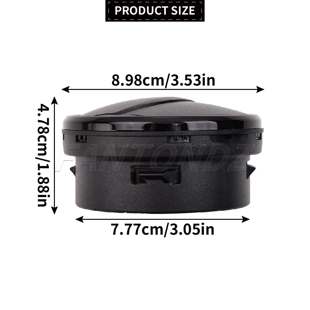 Schwarzer oder silberner Front-Armaturenbrett-Lüftungsgitter-Diffusor für SEAT Ibiza 6J 6P 2008-2017 6J0819110 6P0819110 Ersatz – Detail 2