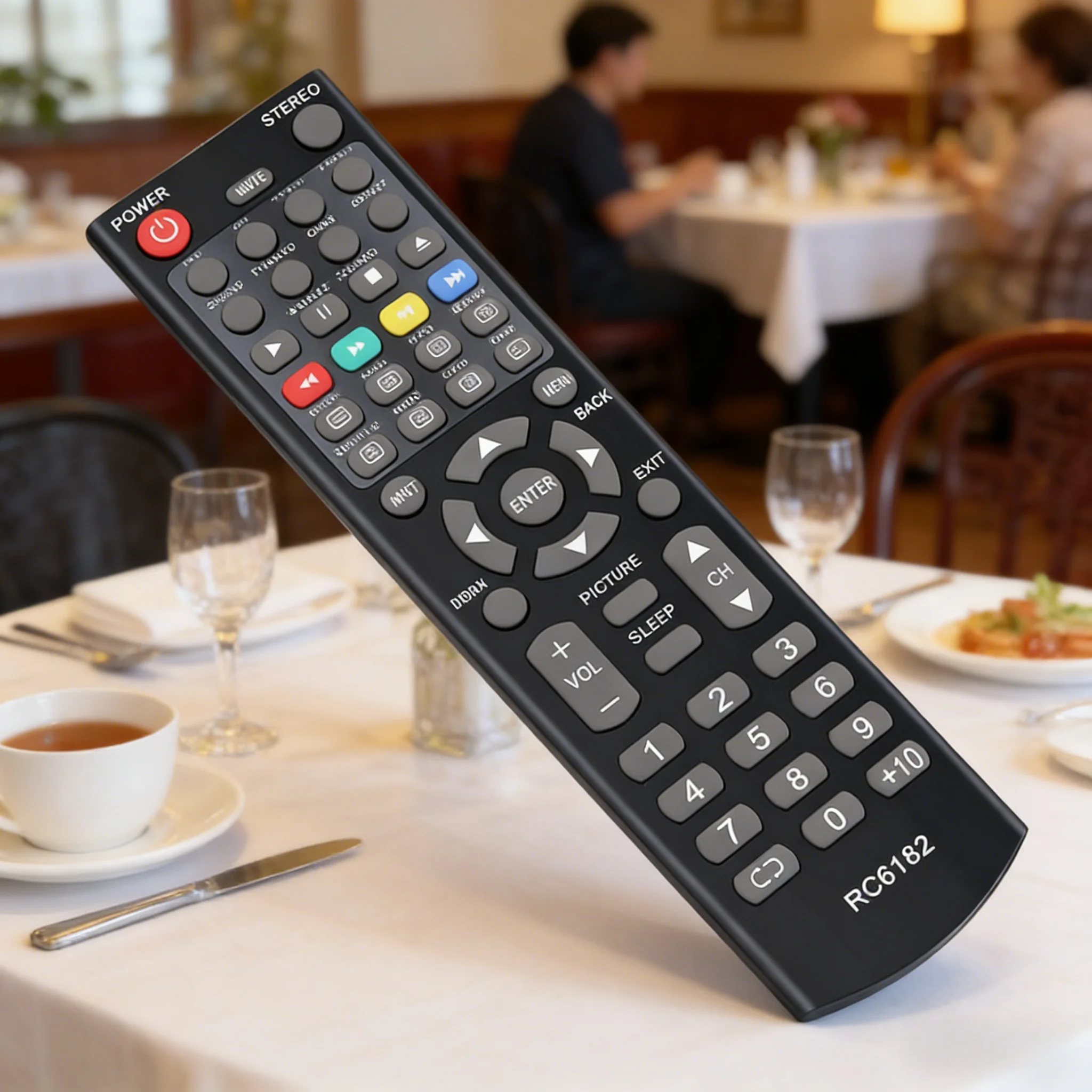 

New RC6182 Remote Control for TEAC LCDV1955 LCDV255 LCDV265 LCDV325 Replacement HD Television Remote