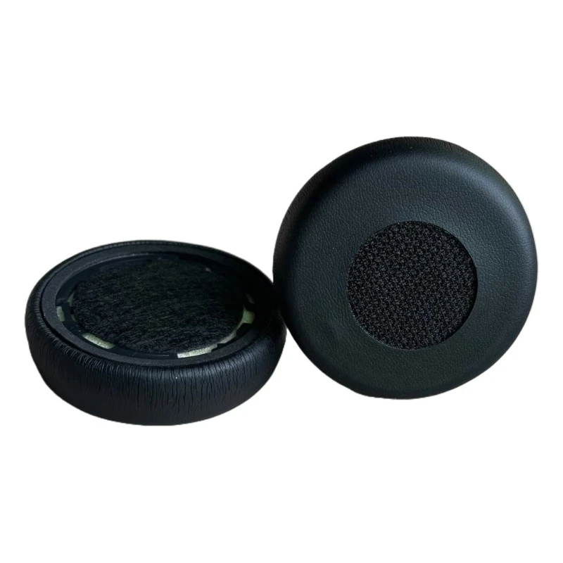 1Pair Ear Pad Replacement Protein Leather Earpads Ear Cushions Sponges Cover Earmuffs for Evolve 75 Headphones 83CE