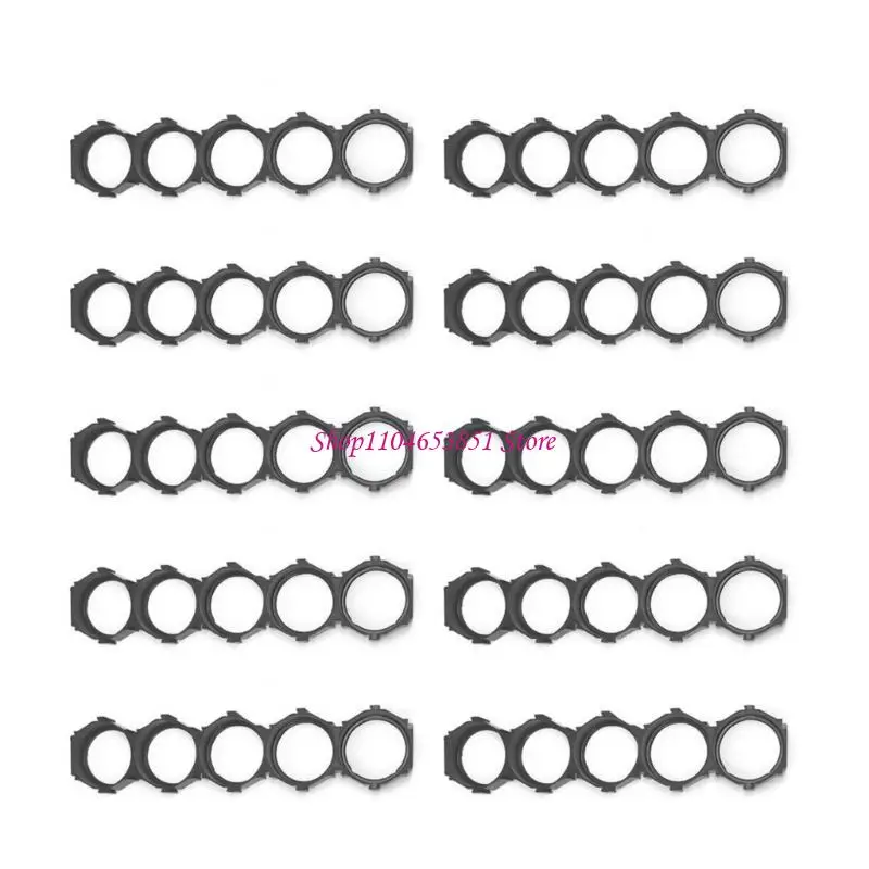 10pcs مرنة 18650 حامل بطارية بطارية مضاد للبطارية قوس حزمة البلاستيك #3