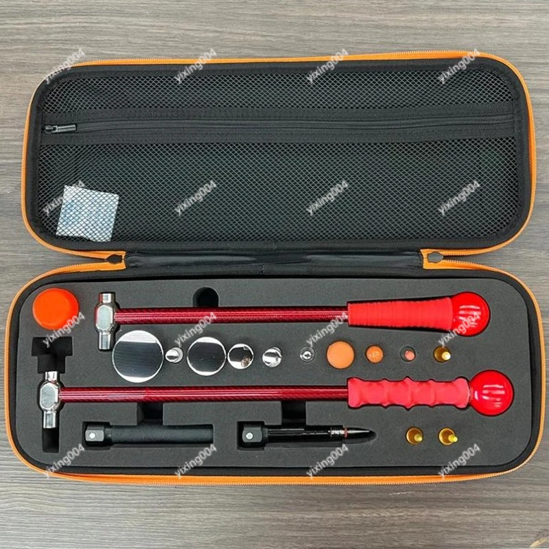 M8 Paintless Dent Repair Tools, Double Hammer Punch Set, Auto Body Concave Restoration Accessories