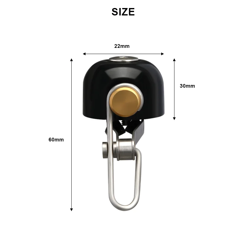 레트로 클래식 자전거 벨, 맑은 시끄러운 소리, 스틸 구리, MTB, 산악 자전거 핸들 바 링, 경적, 안전 사이클링 경고 알람