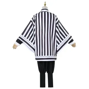 Anime Dämon Slayer Cosplay -Sneaker, Kimetsu no yaiba, Iguro Obanai Haori, Kimono, Perücken, Grenzaris, weißes Halloween -Kostüm 8 Hauptperückenverkäufe Obanai - №1