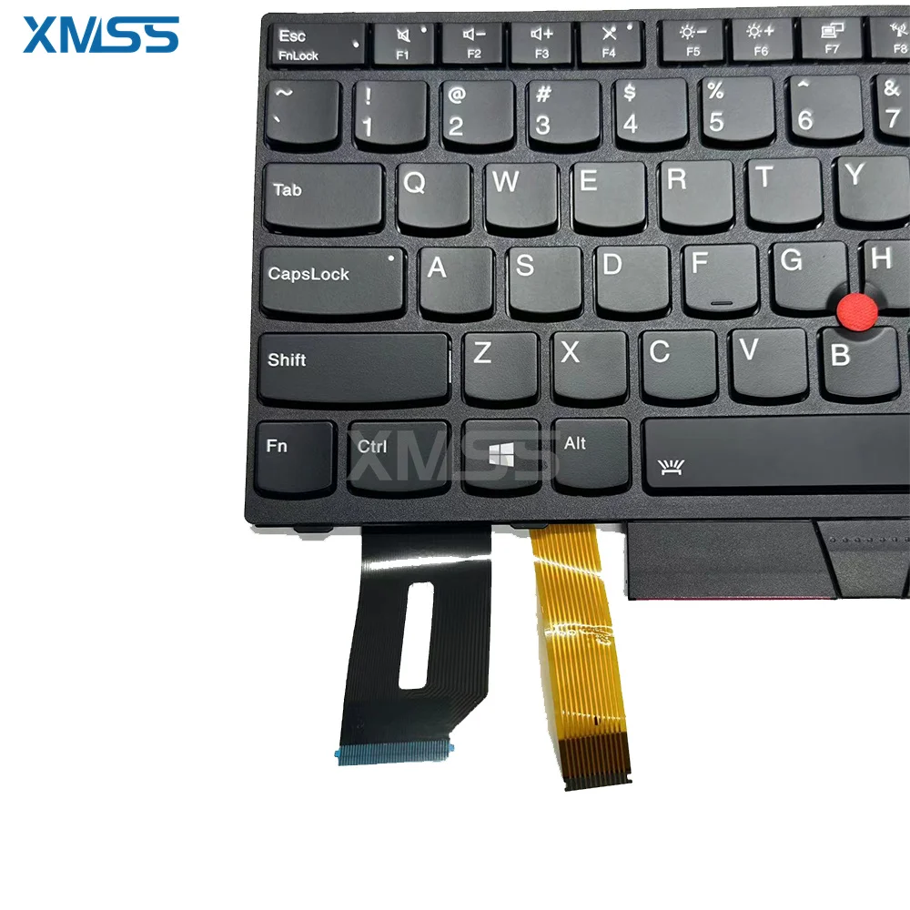 Nuevo para Lenovo Thinkpad E480 E485 E490 L480 L490 T480S T490 T495 teclado estadounidense