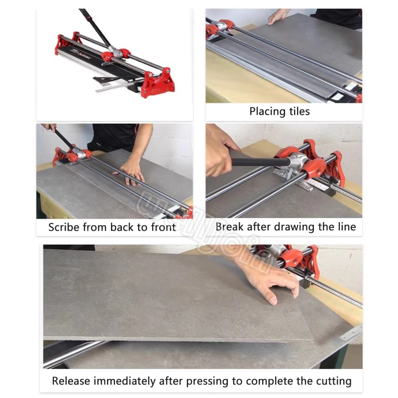 Manual Ceramic Tile Cutting Machine Push Type High Precision Cutting Machine Workbench Brick Polished Brick Ceramic Cutting Tool