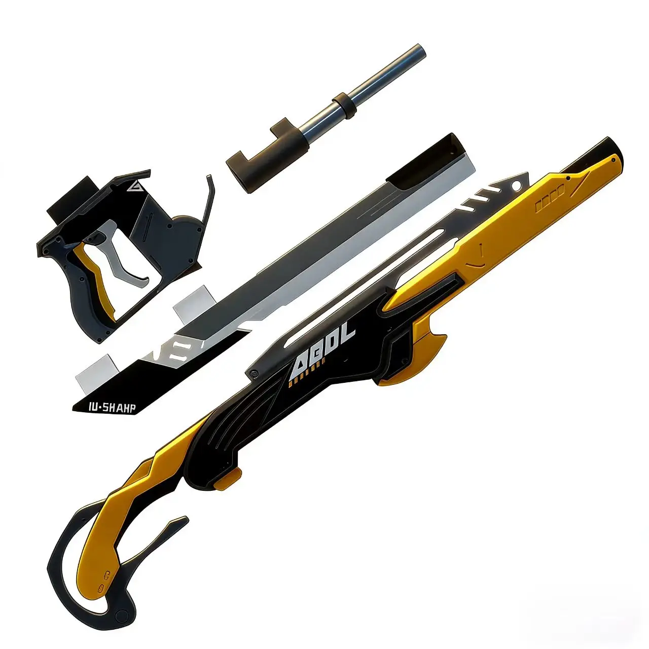 

Game Zzz Zenless Zone Zero Trigger Cosplay Gun Model Props Halloween Christmas Party Anime Two-Dimensional Role-Playing Accessor