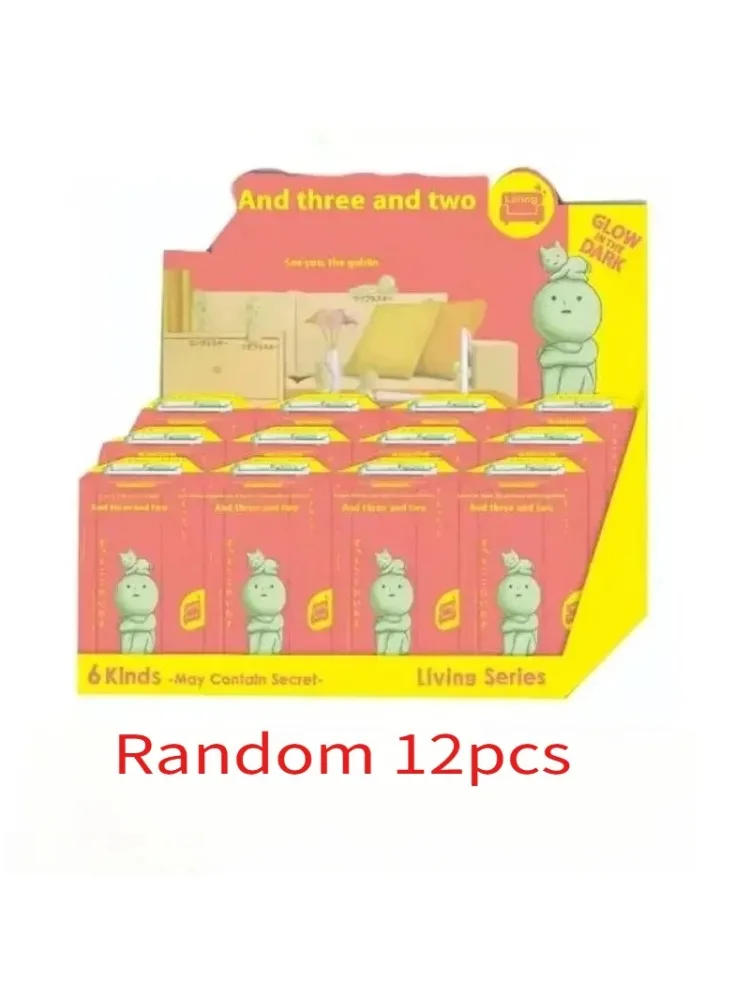 Hete Decoratie Merkcollectie Blind Box Festival Cadeau Noctilucent Serie Blind Box Minifiguren Poppen Blind Box Speelgoed - afbeelding 2