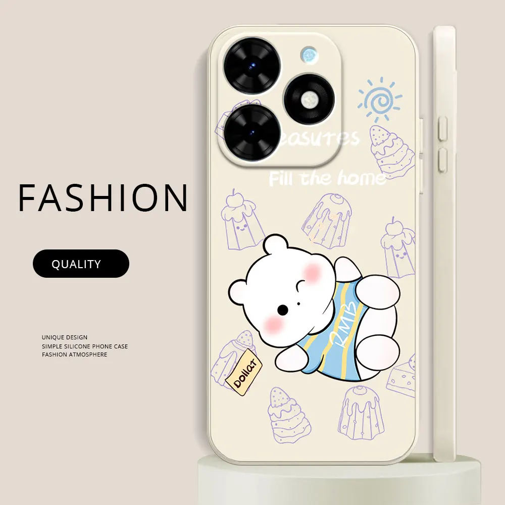 Phone Case For Infinix Smart 8 7 Note 30 4G 5G Hot 30 40i 30i 11S NFC Hot30 Play NFC Soft Silicone Shockproof Back Cover Cartoon image 5