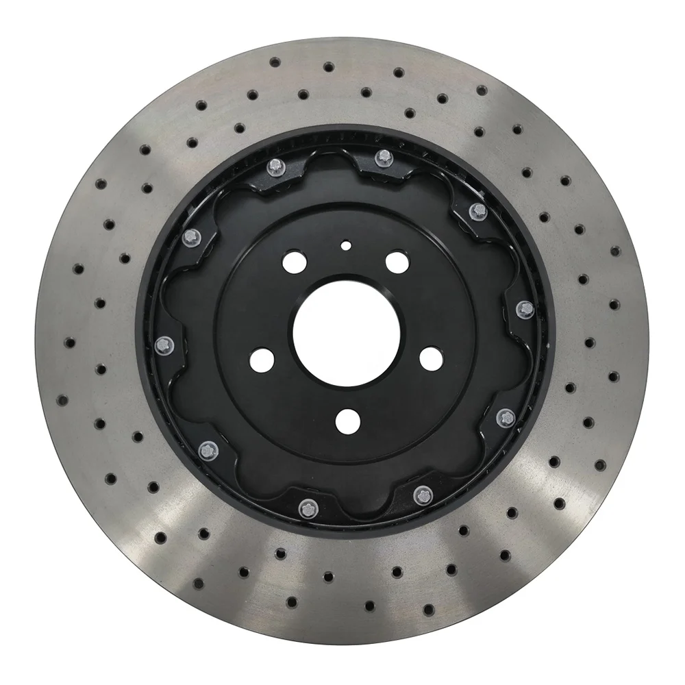 

4G0615601 Customized Balance 356Mm 22Mm 2 Piece Drilled Perforated Floating Brake Rotor Fori RS6 C7 2016custom