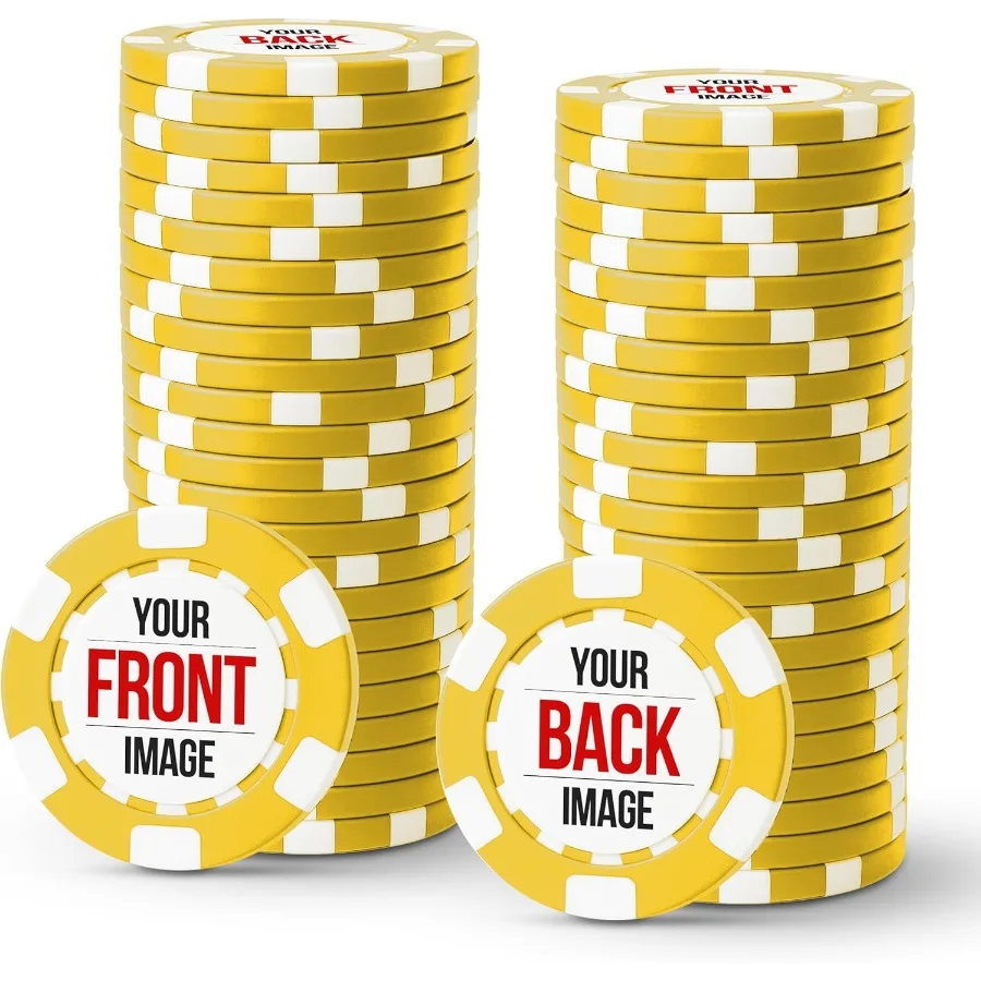 

Custom Poker Chips for Home Games Parties and Events Personalized Poker Chip Sets of 50 100 200 or 500 HighQuality Custom Poker