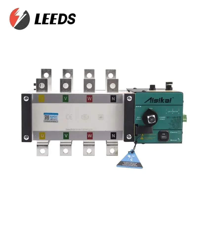 Saklar Pengalih Otomatis Generator TLF Aisikai SYK1-250A, Saklar Daya Ganda Otomatis, Transfer 3 Fasa