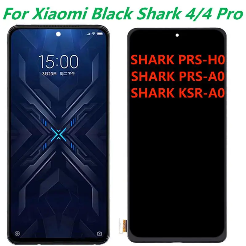 

Original 6.67 AMOLED For Xiaomi Black Shark 4/4 Pro LCD Display With Frame PRS-H0 KSR-A0 LCD Touch Screen Digitizer Assembly