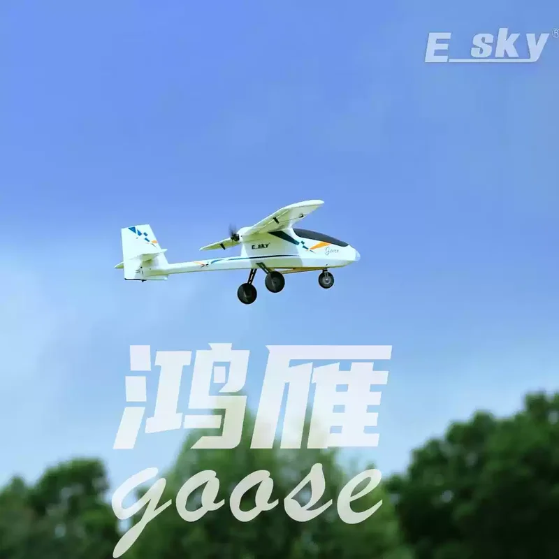 

New Esky Hongyan fixed wing fly control version remote control FPV line model remote control airplane toy simple fly.