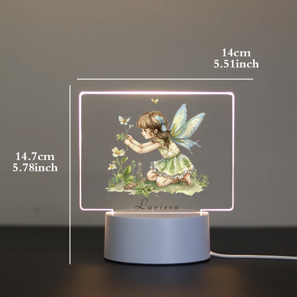 1. Customized display decoration night light elf Touch dimming bedroom light Sending my best friend and girlfriend