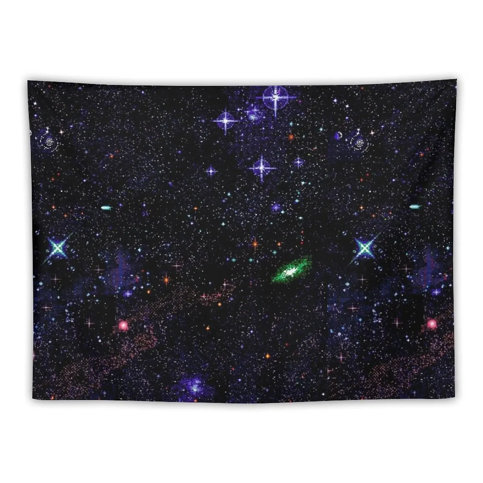 

Pixel Starscape Tapestry Bedroom Decoration Room Design Tapestry