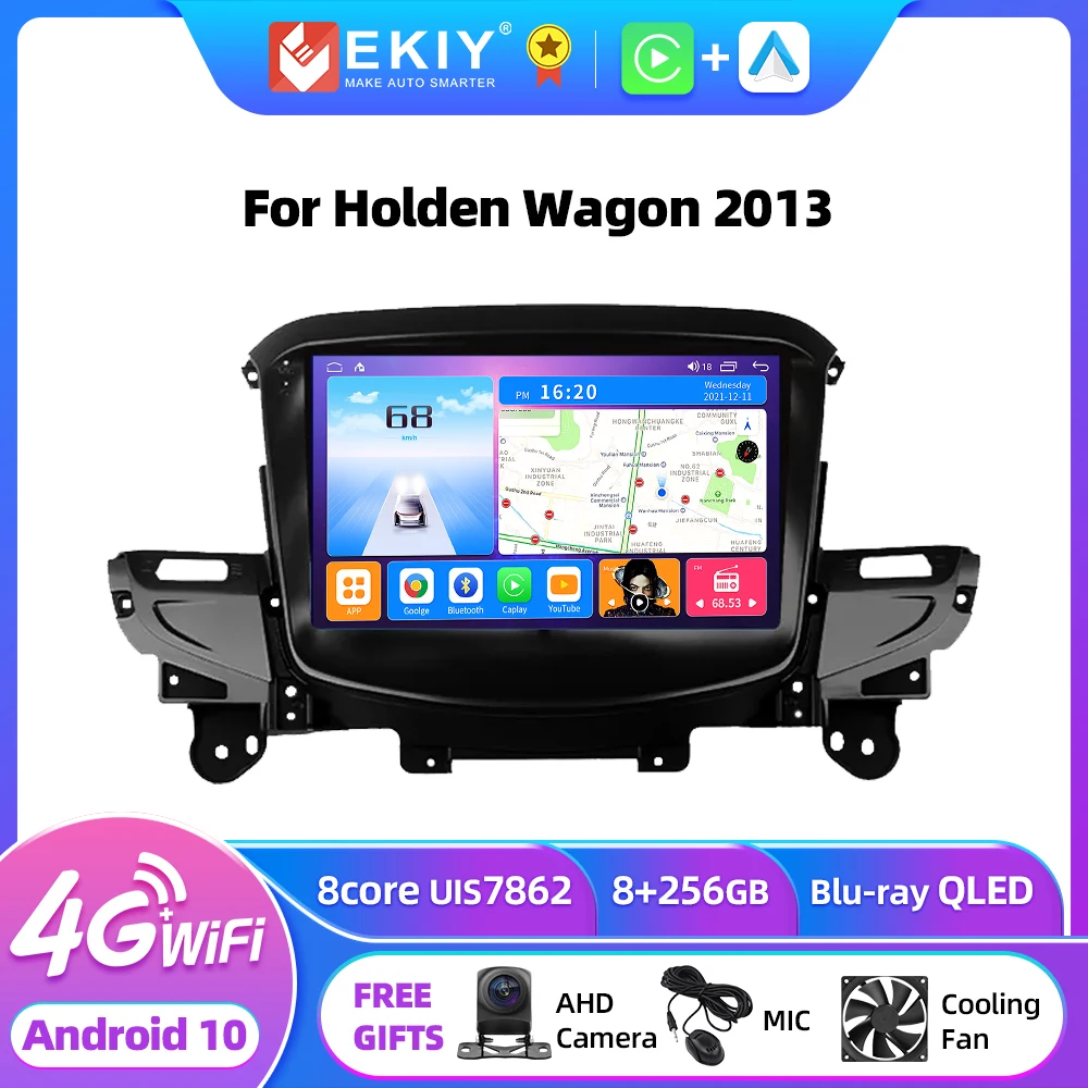 EKIY T7 Android 10 Car Radio Multimedia Video Player For Holden Wagon 2013 Navigation Carplay Auto Stereo Head Unit NO 2din DVD