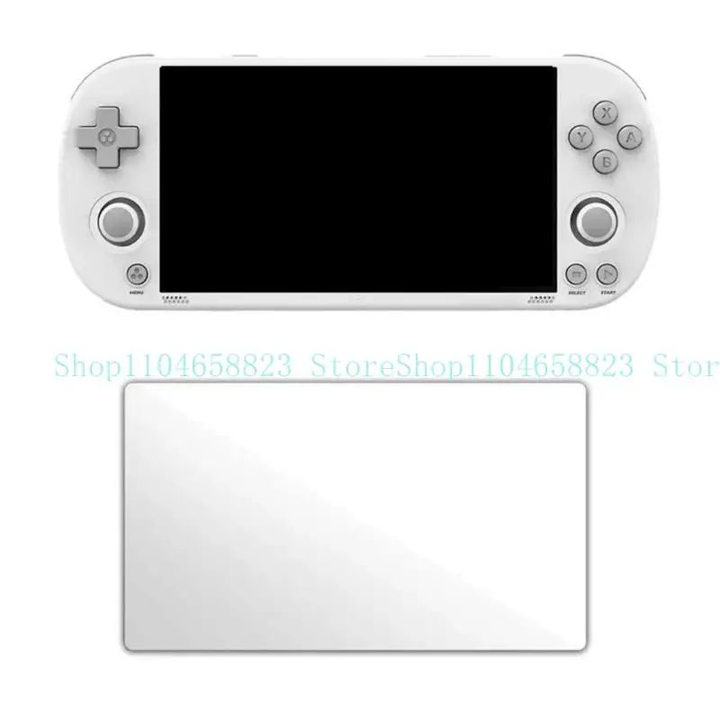 طبقة حماية للشاشة لوحدات التحكم Trimui Pro، مقاومة للخدش، فيلم زجاجي مقسى، تجربة لمسات ناعمة