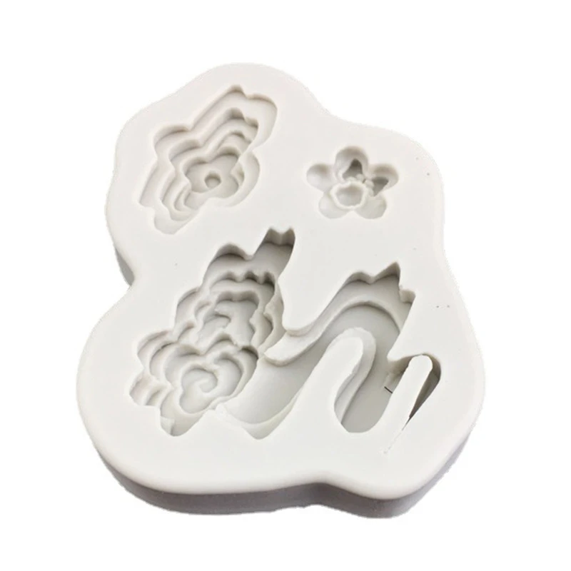 Silicone Chocolate Moulds Fondant Mould Candy Molds Baking Gadget Flower & Cloud Shape Perfect Gift for DIY Baking DropShipping