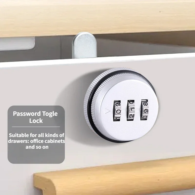 3 Digit Security Password Keyless Drawer Cam Lock Combination Coded Door Cabinet Home Hardware Zinc Alloy Mail Box