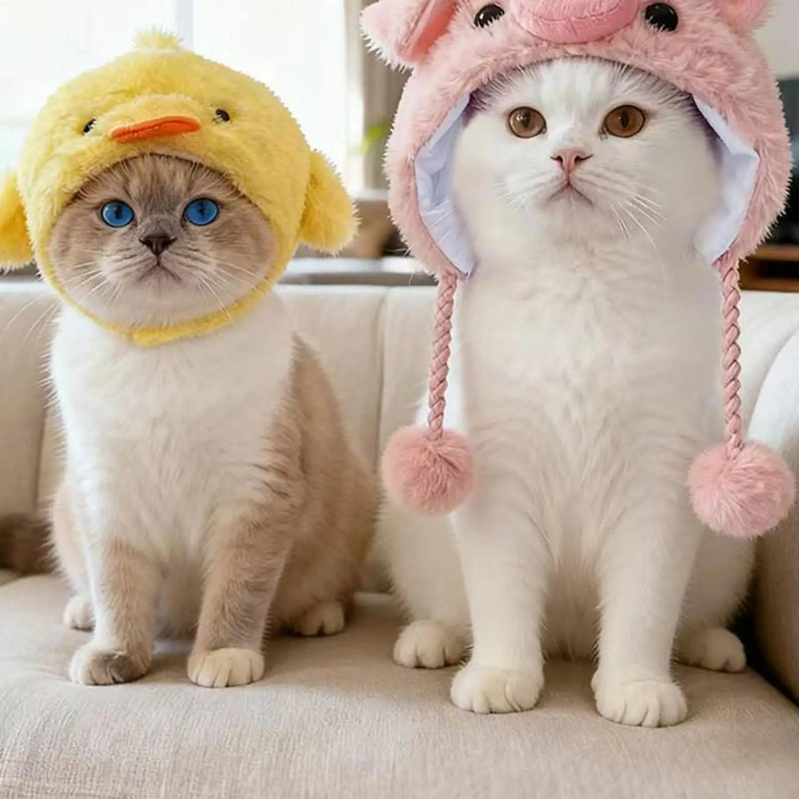 Lustige Tierhüte für Katzen, Hunde, kleine Haustiere, Kätzchen, Welpen, Kostüm, Kopfbedeckung, Zubehör, Party, Anzieh, Foto-Requisiten, Heimtierbedarf
