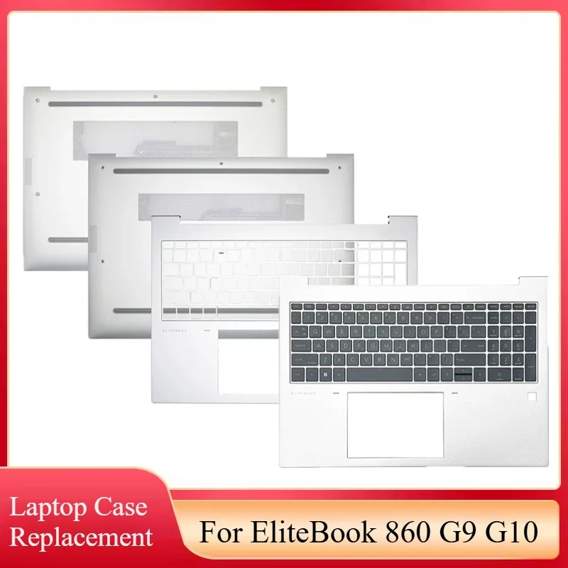 

Replace Case For EliteBook 860 G9 G10 Palmrest Upper Cover Case Top US Backlit Keyboard Housing Shell Bottom Base Case Lower Lid