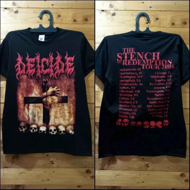 Hauts Punk gothique Vintage coton T-shirt Rock Death Metal imprimé manches courtes décontracté col rond ample Streetwear unisexe